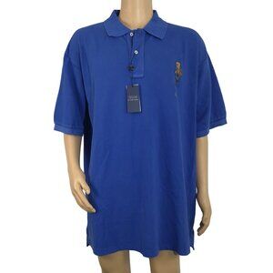Polo Ralph Lauren Men's Polo Shirt Size 3XB Blue Classics Short Sleeve (61)